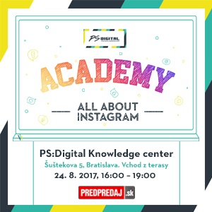 PS:Digital Academy - All about Instagram - ZRUŠENÉ