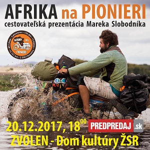 Zvolen: Afrika na Pionieri s Marekom Slobodníkom - ZRUŠENÉ