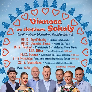 Vianoce so skupinou Sokoly - Bratislava - ZRUŠENÉ