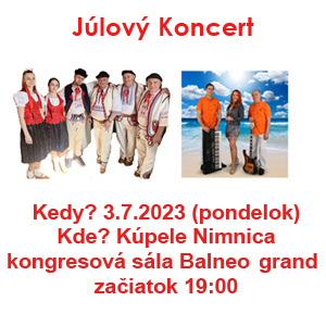 Júlový koncert - Nimnica - ZRUŠENÉ