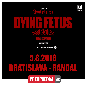Dying Fetus, Toxic Holocaust, Killchain - zrušené
