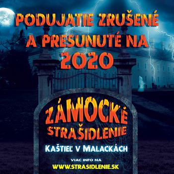 Zámocké strašidlenie, 12.10.2019 - ZRUŠENÉ